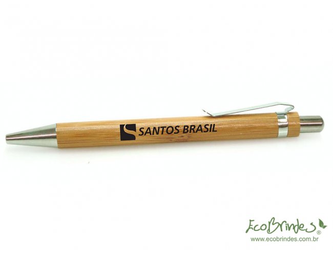 CANETA BAMBU SILVER